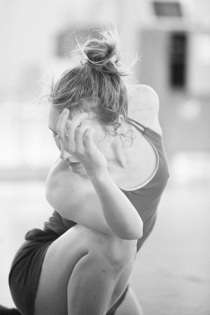 Joni Tuttle rehearses in Loni Landon's 'Covered' for Northwest Dance Project