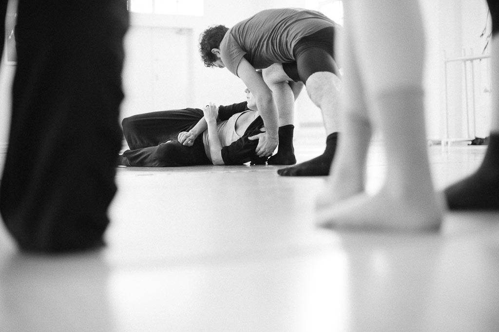 Dancers at Northwest Dance Project's Launch rehearse