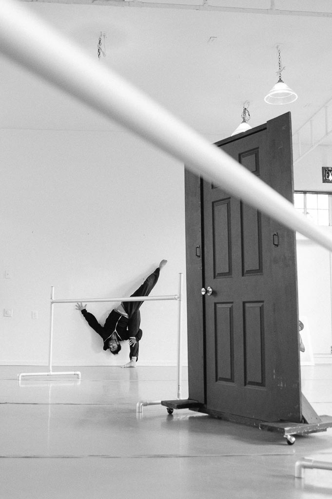 Franco Nieto of Northwest Dance Project rehearses.