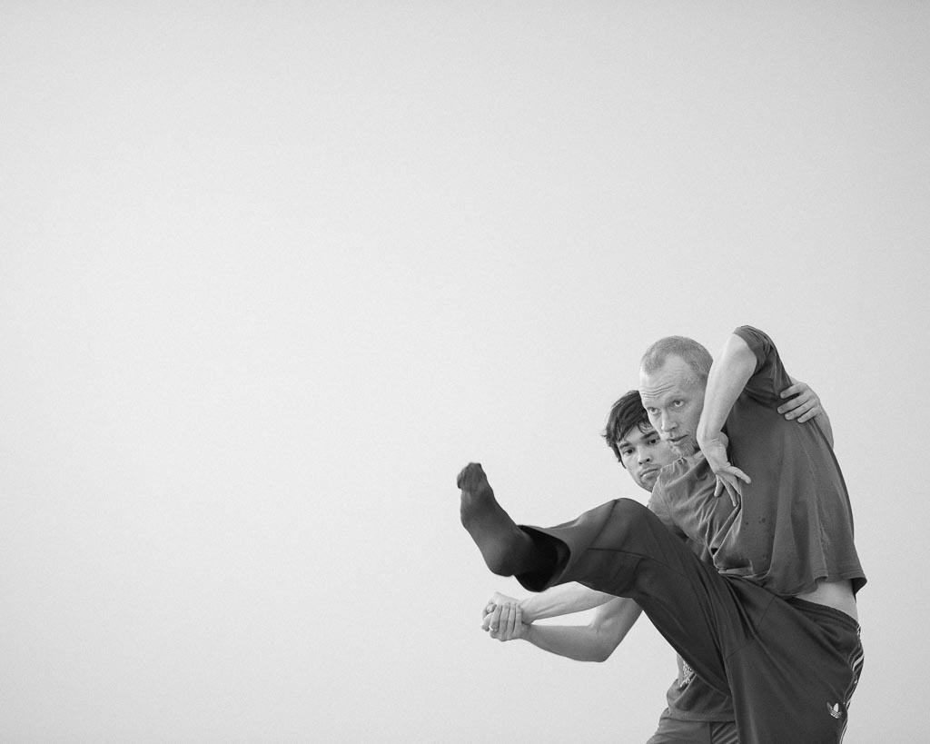 Felix Landerer choreographs with Viktor Usov of Northwest Dance project