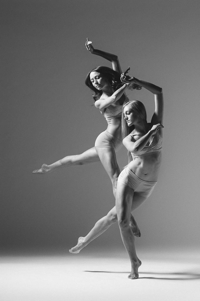 Dayna Marshall and Molly Davenport of Odyssey Dance Theatre